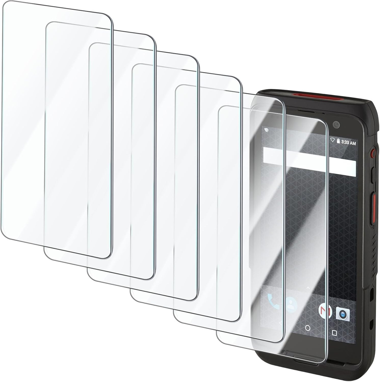 6PCS Tempered Glass Screen Protector for Honeywell CT47 Barcode Scanner Glass Pr