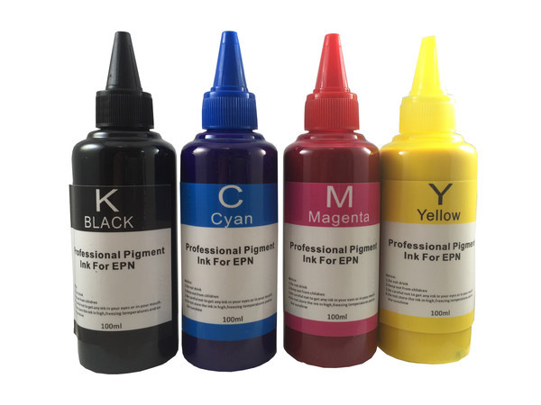 4 Color Anti-UV Pigment Ink for Epson Refillable Cartridge CISS CIS