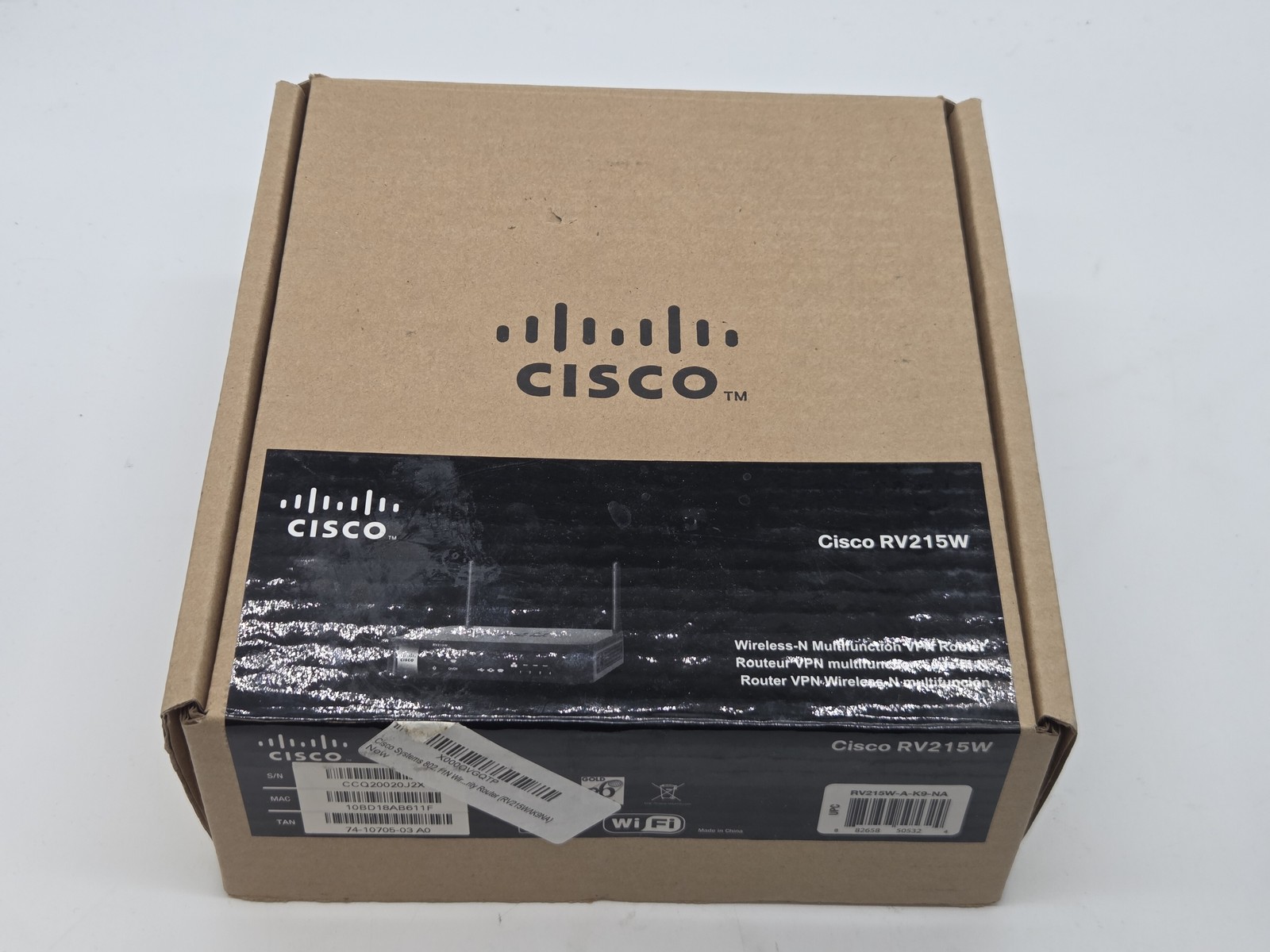 NEW Network Router Wireless VPN Firewall Cisco RV215W 4 Port 10/100 Switch