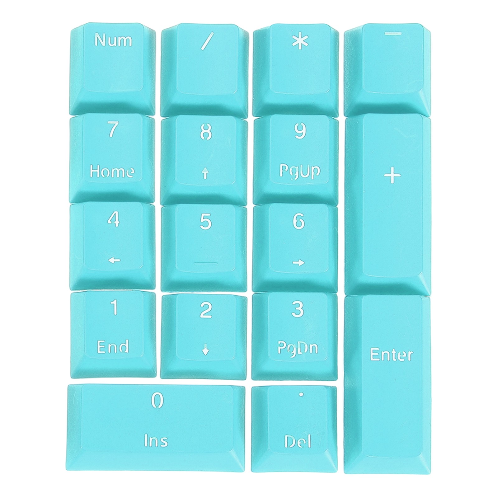 17 Key PBT Keycap Set Mechanical Numeric Keypads for Keyboard, Blue