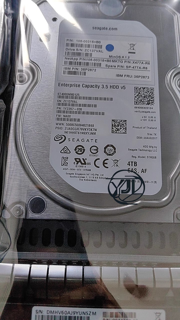 NetApp X477A-R6 4TB SAS 7.2K RPM HARD DRIVE 108-00315 DS4246 DS4243 X477A