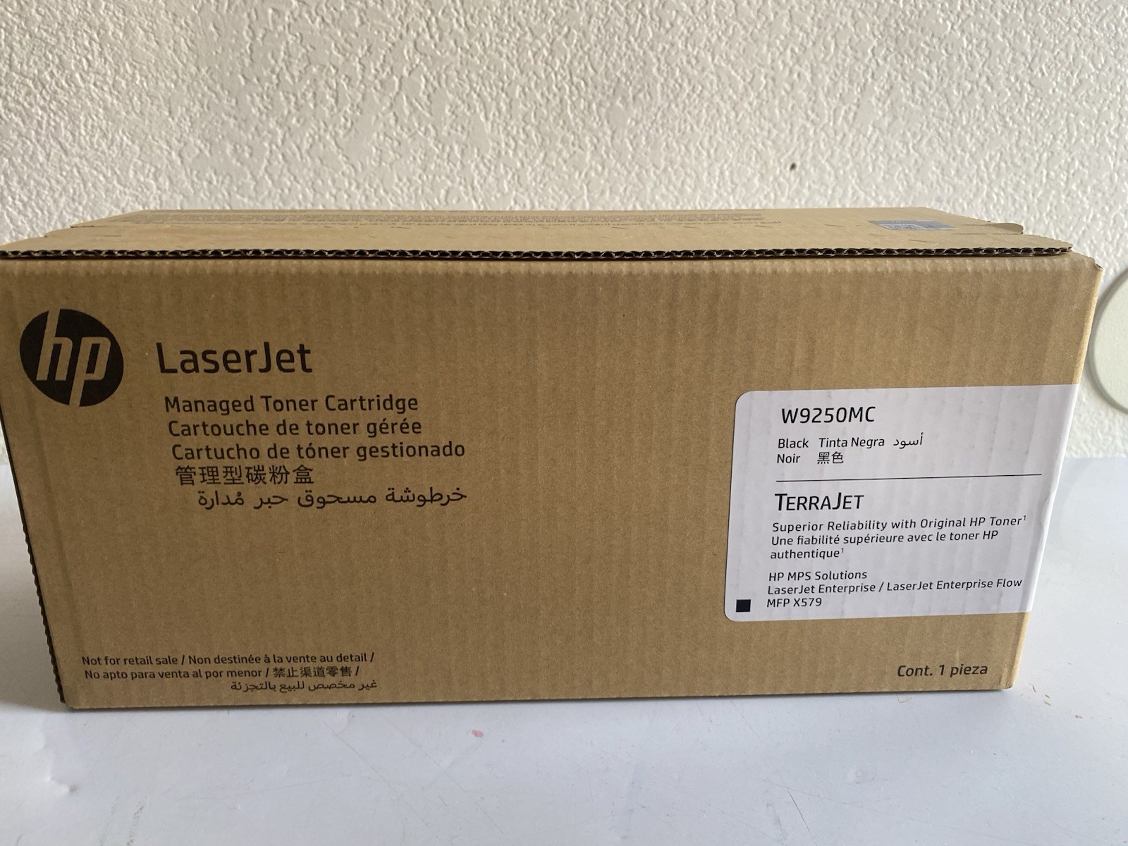 HP W9250MC Black Toner Cartridge For X579 series MFP X57945Z OEM Original