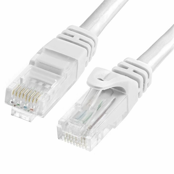 1X BELDEN 4 FOOT WHITE Cat 5e Patch Cable, HIGH QUALITY Ethernet Cord | Xbox PC