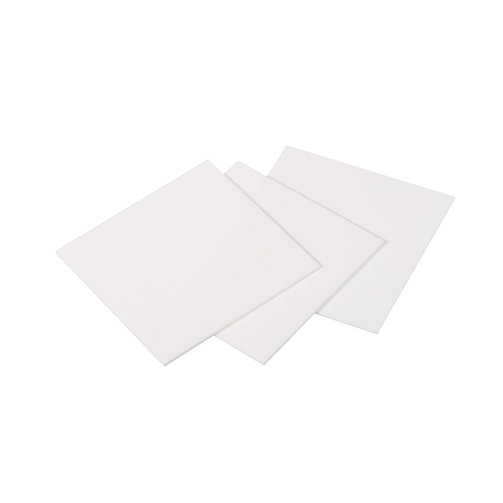 Alumina Ceramic Sheet Square Cooling Pad Insulating 3pcs 50x50x1mm
