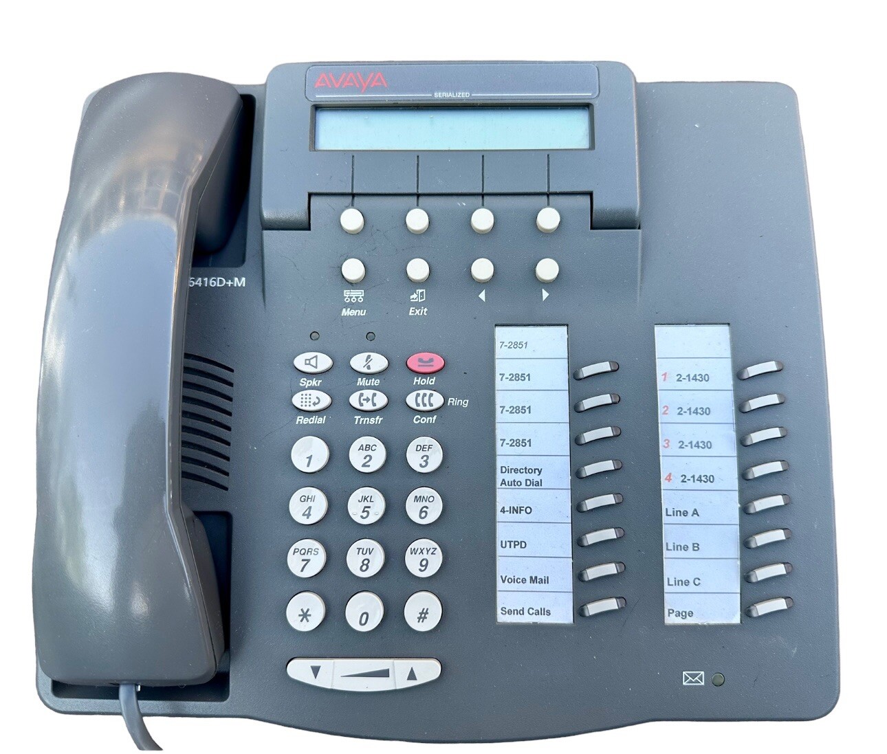 AVAYA 6416D+M Desktop Business Digital Phone [ Sold in lots of 4]