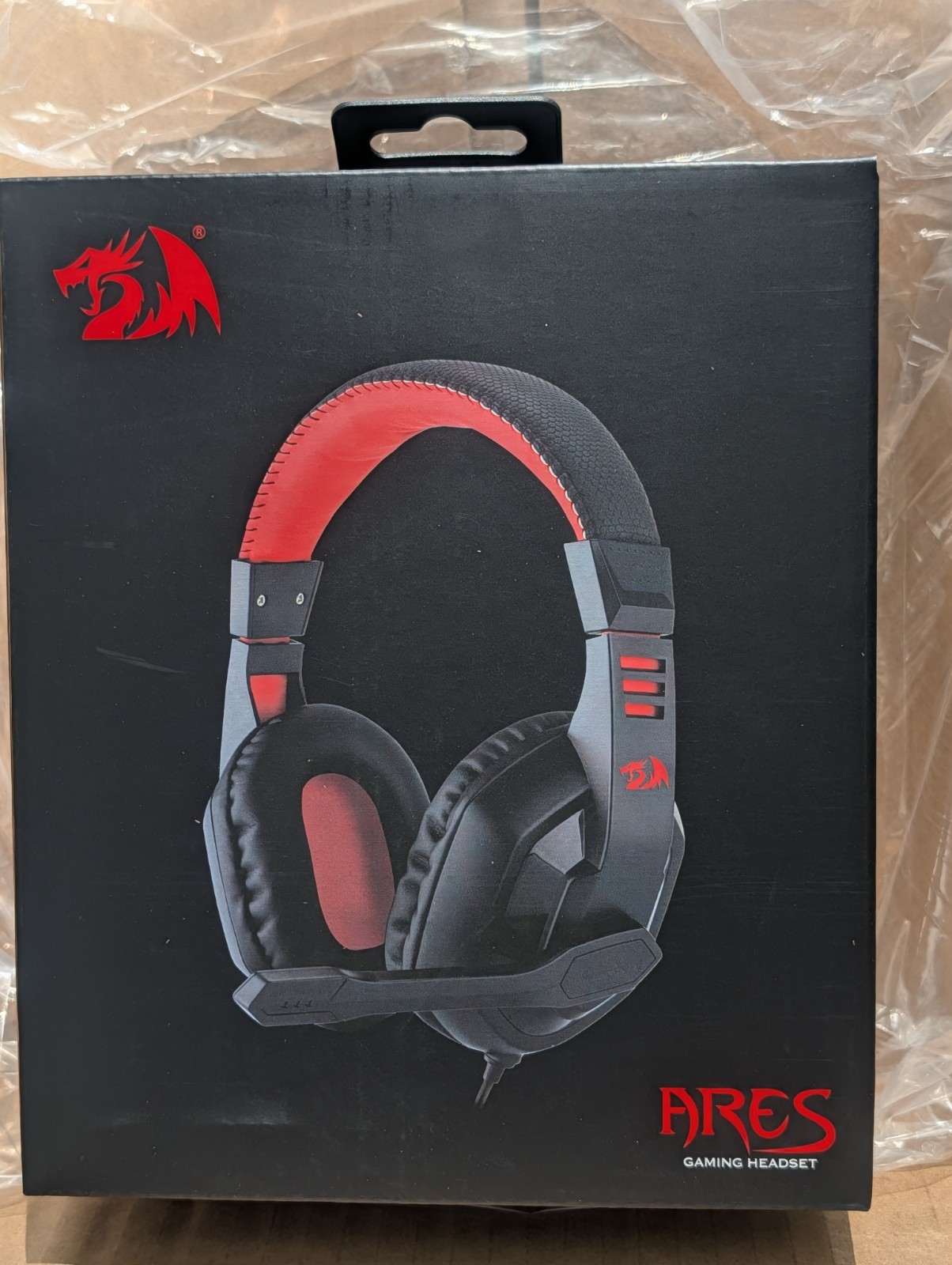 Redragon H120 Ares Gaming Headset Over Ear with Mic. Blk&Red NEW In SEALED BOX