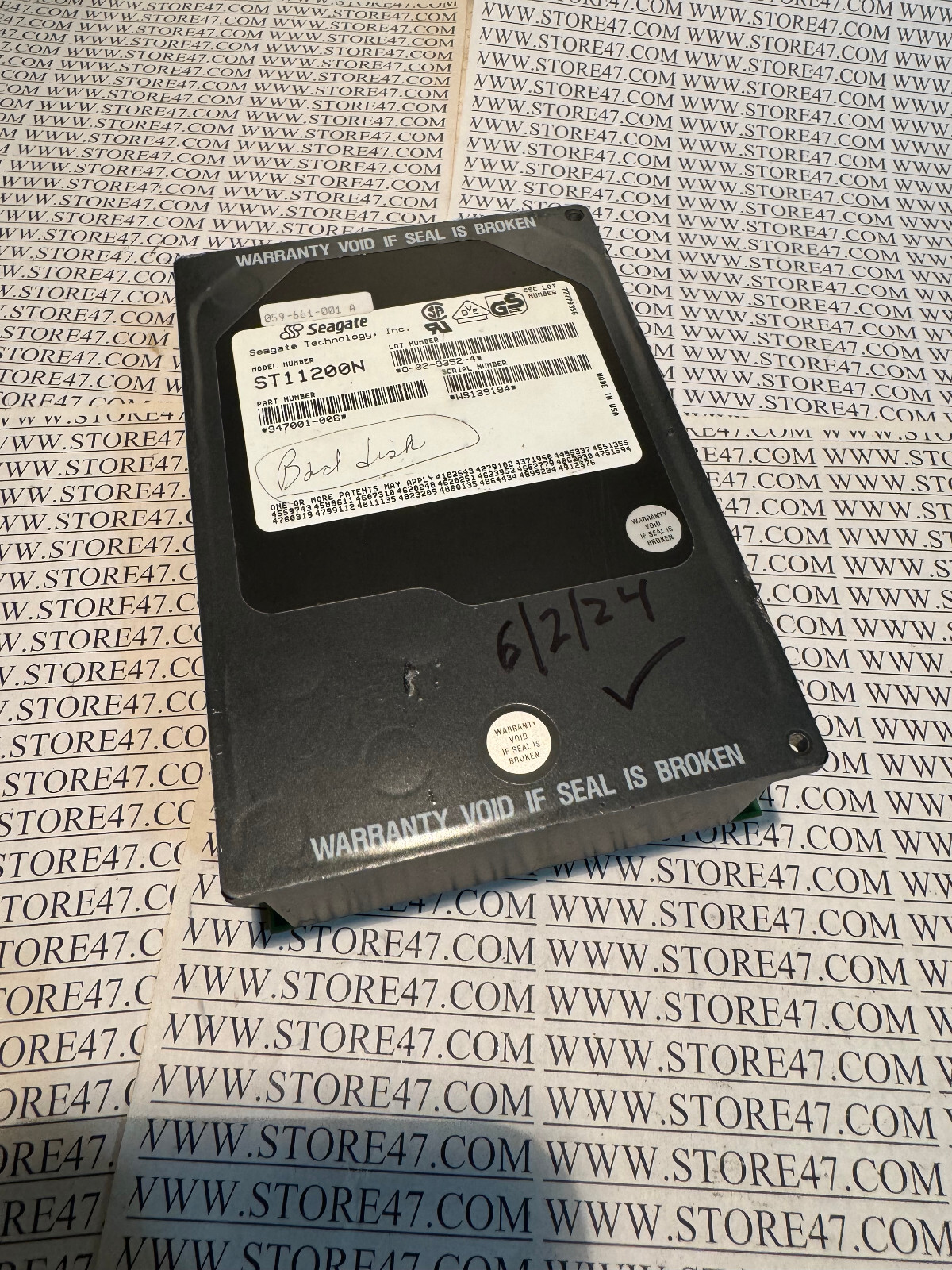 Seagate ST11200N 1.2GB SCSI 50-PIN 3.5'' Inch Full Height 947001-006