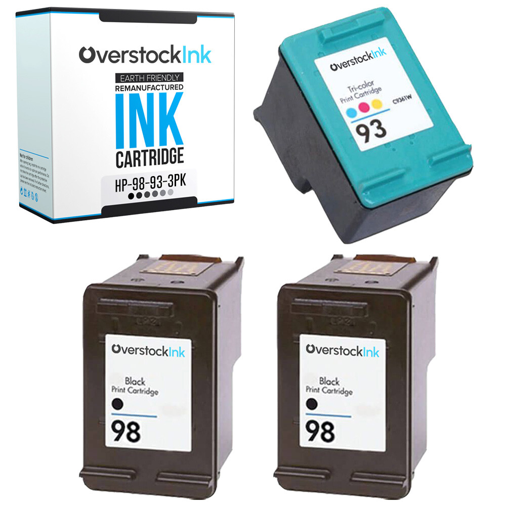 3X Compatible OSI HP Printer Ink 98 93 for HP PhotoSmart C4180 C4183 C4188 C4190