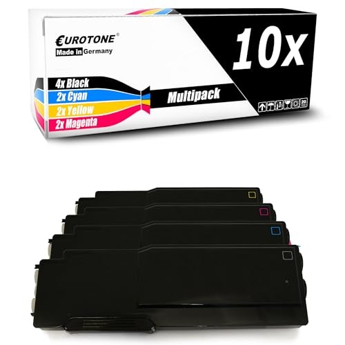 Eurotone 10x Laser Toner Cartridge Multi-Color for Xerox VersaLink C400 C405