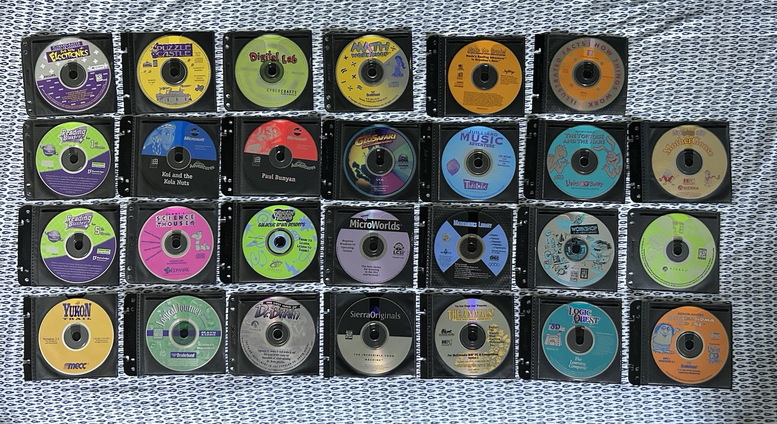 Vintage Learning Adventures Math Games 3rd & 4th 5th 6th Grade + PC 27 CD Lot