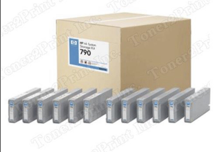 Genuine “New” HP Ink System Cleaning Kit  #790  CB296A Factory Sealed In Case
