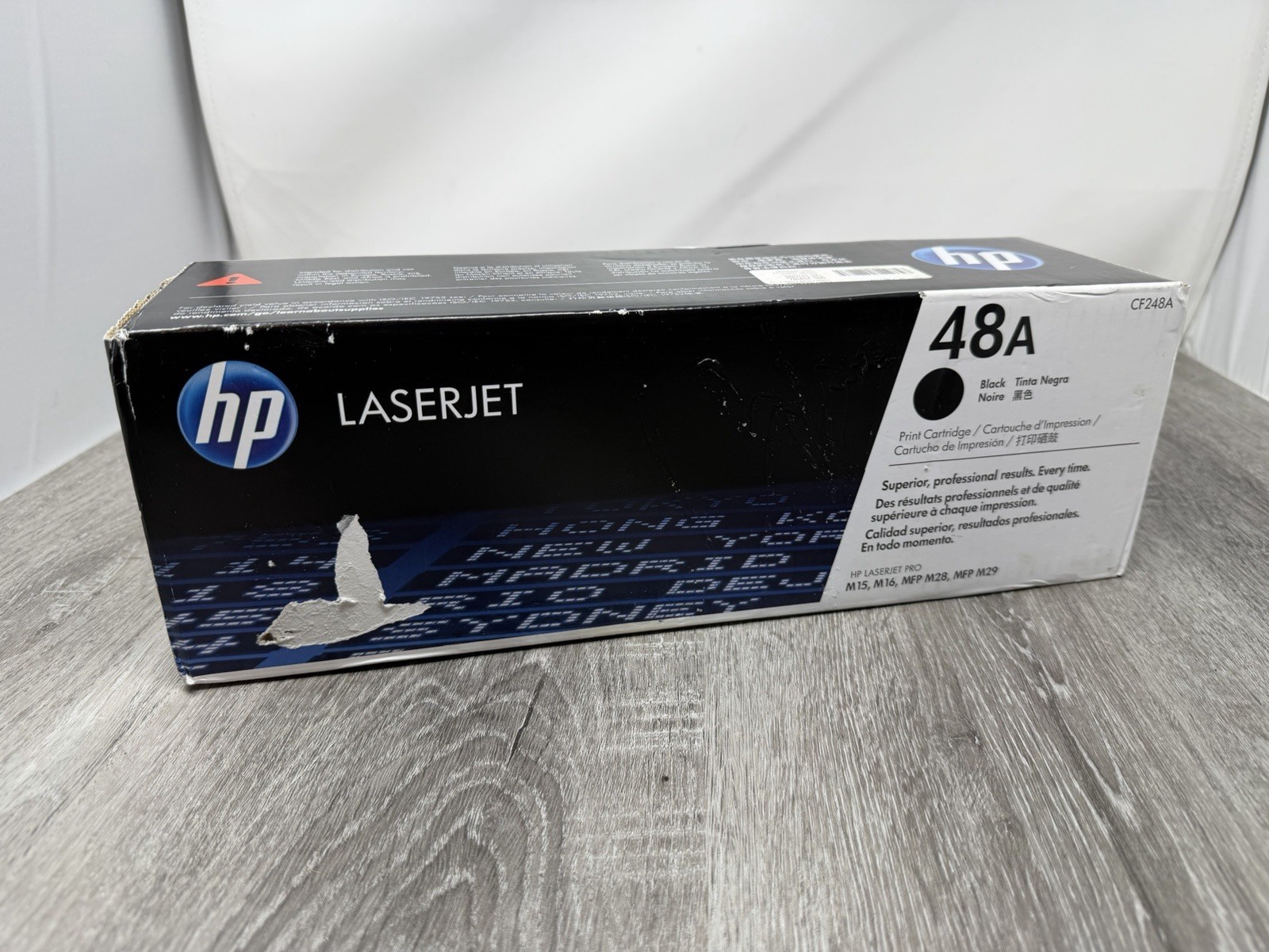 New Genuine OEM HP 48A CF248A Black Toner Cartridge - Old Stock Factory Sealed