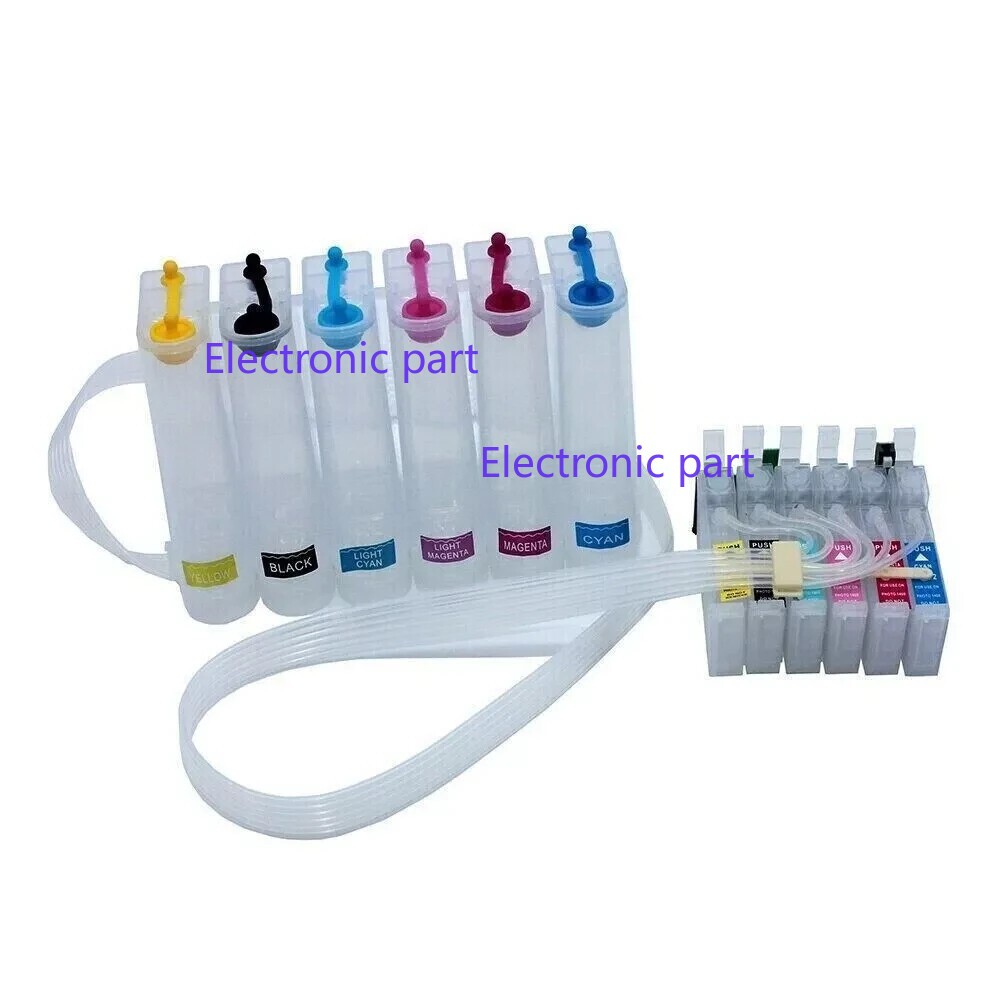 Empty Bulk CISS System T0791 Stylus Photo 1400 1430 1500W with ARC Chip
