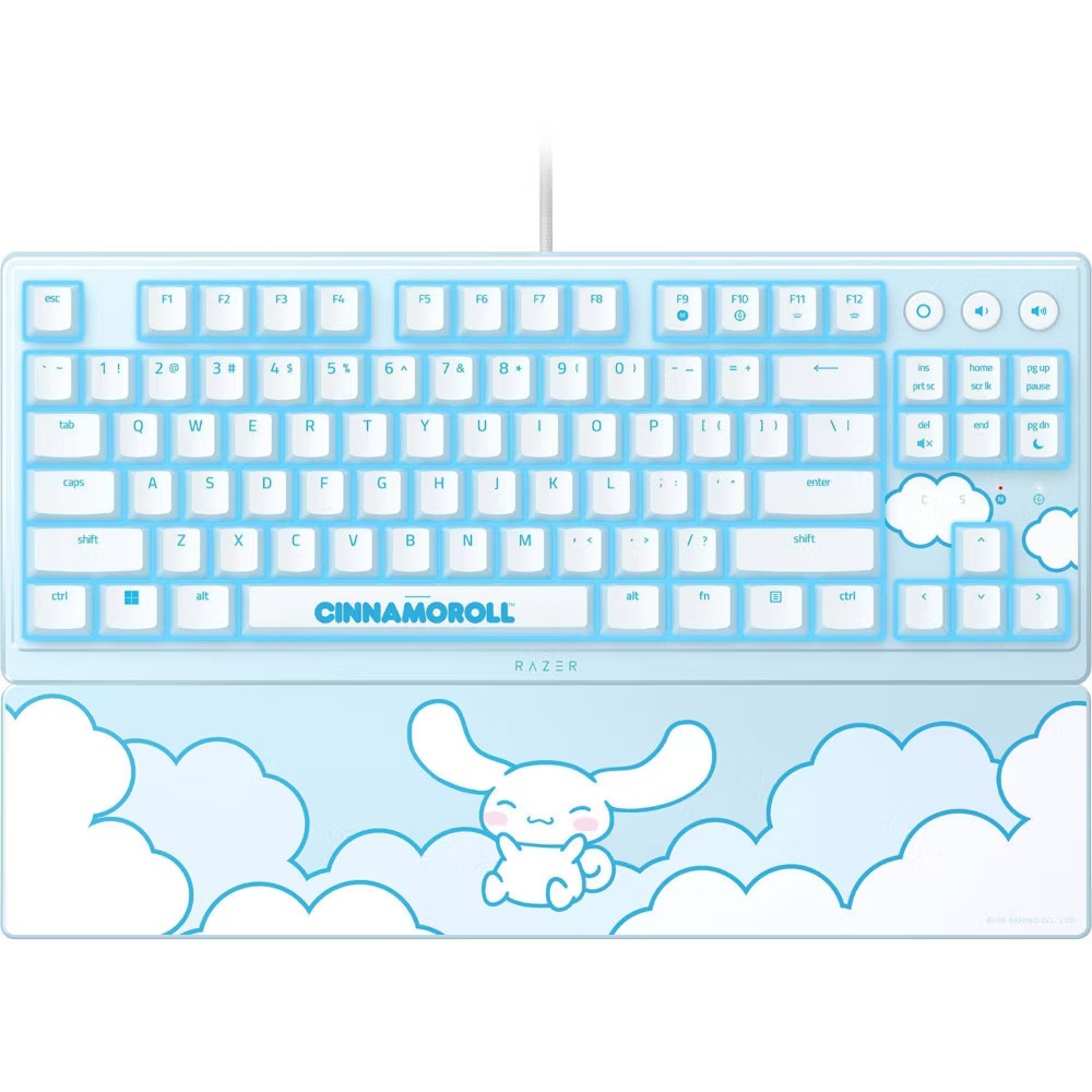 Razer Ornata V3 Tenkeyless Low Profile Gaming Keyboard US Layout - Cinnamoroll