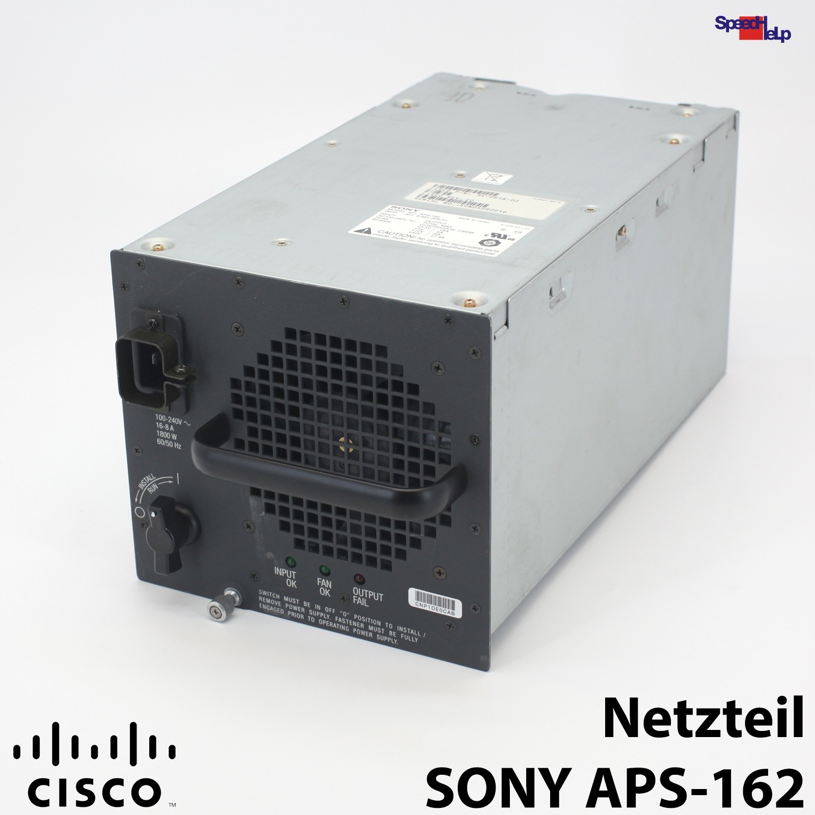 Cisco SONY APS-162 Power Supply PSU For Catalyst 8-681-325-51 34-0918-02
