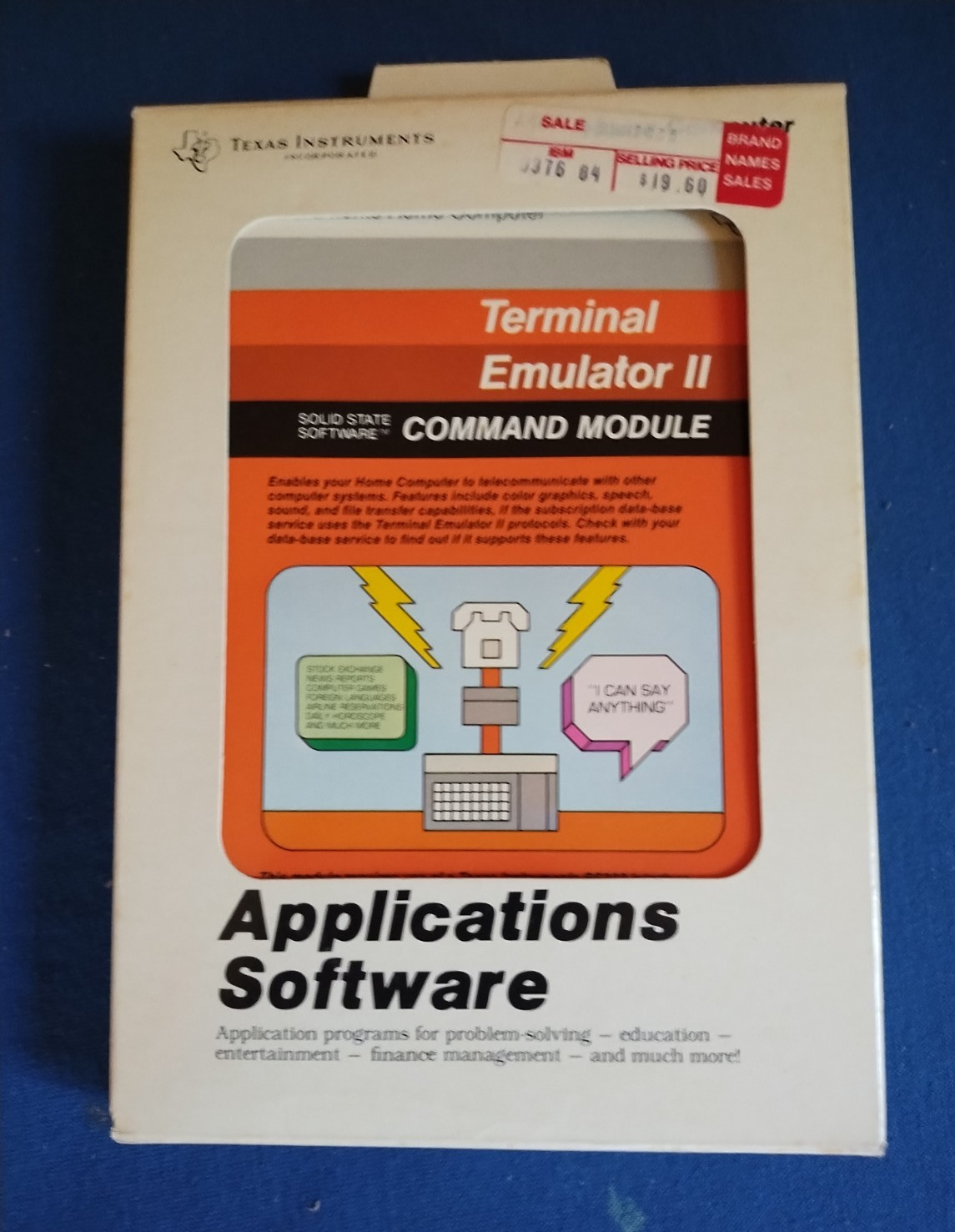 NEW TI-99/4A TI99/4 Module TERMINAL EMULATOR II Cartridge PHM 3035