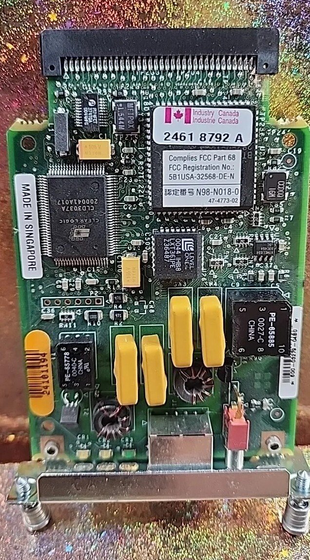 Cisco WIC 1DSU T1 Module Router Interface Adapter Card 800-03279-04B0 N98-N018-0