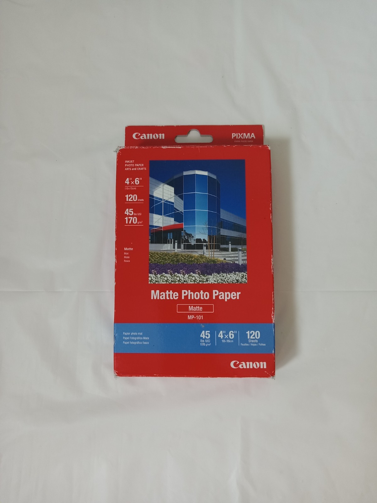 Canon 4x6 Photo Paper Matte 120 Sheets Arts & Crafts 45lb Pixma MP-101