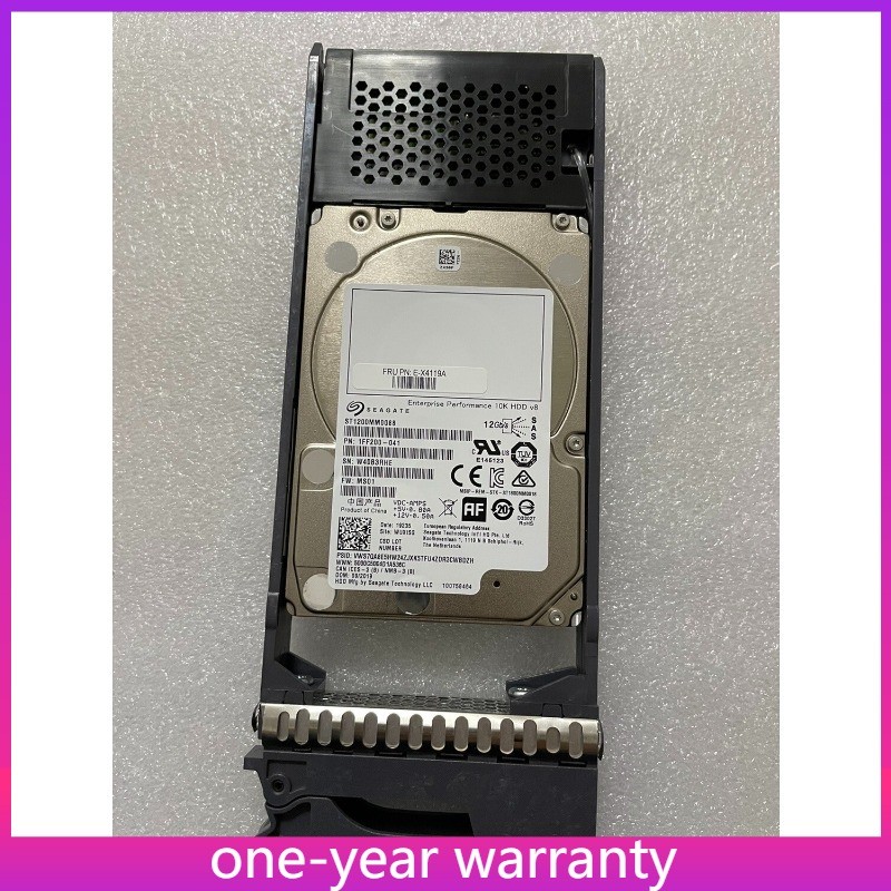 1PCS E X4119B R6 Netapp E-X4119A/ E-X4119B-R6 E2824 1.2T 12GB 2.5" SAS Hard Dri
