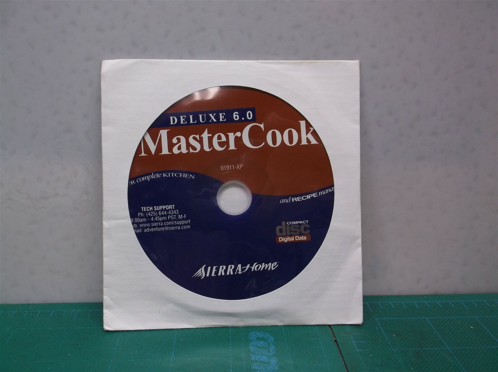 Master Cook Deluxe 6.0 CD-Rom Cooking Recipes Sierra Home 2000 Y2K ds1