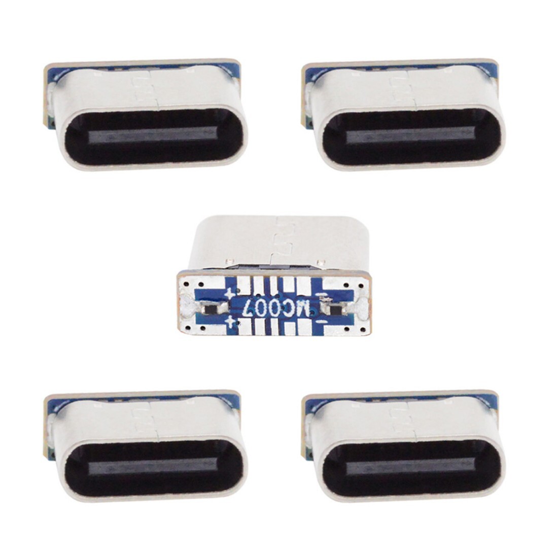 DIY Solder Type-C Female Socket Connector Replace SMT Type DC 5V Power 5pcs/lot