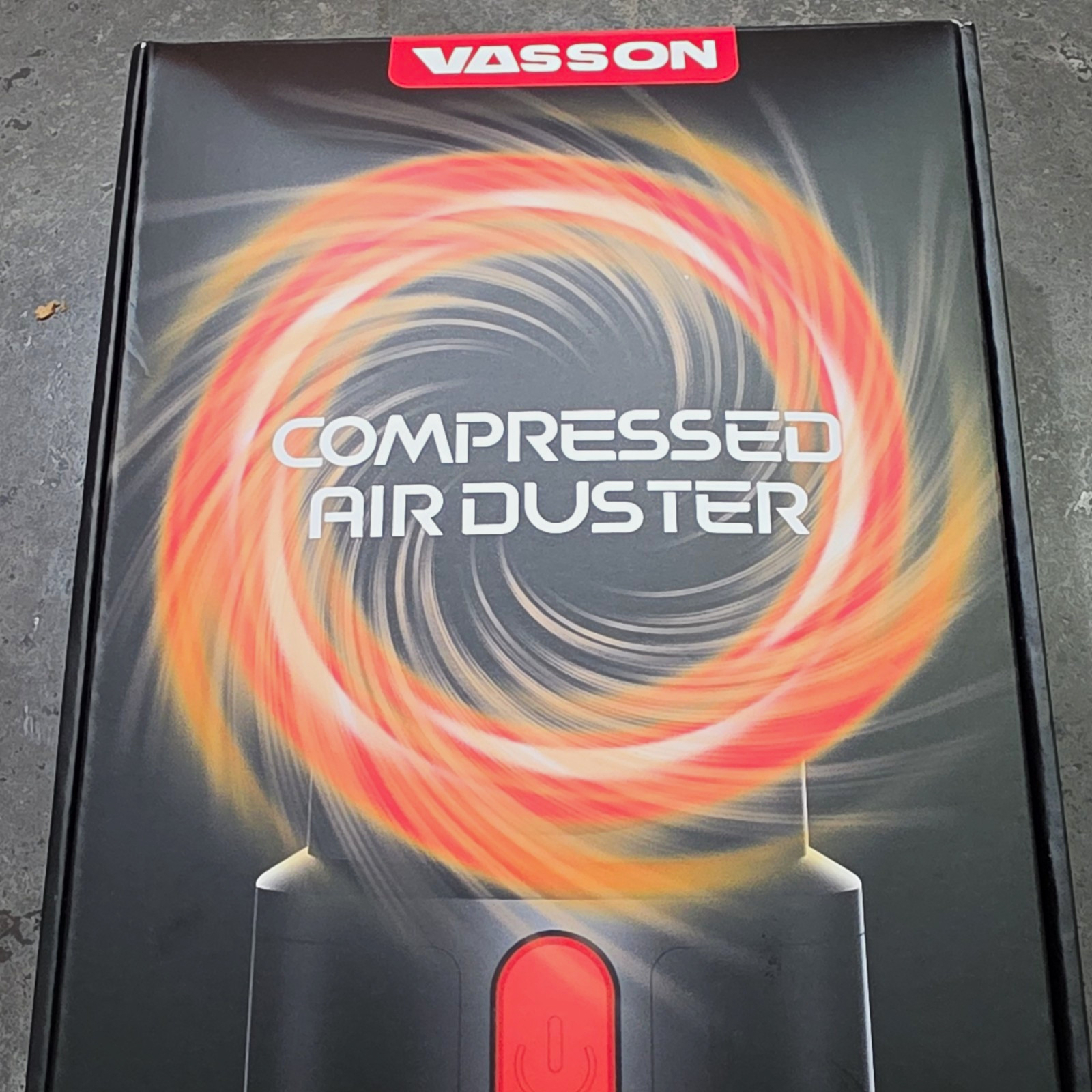 VASSON Electric Compressed Air Duster Dust Blower Cleaning Kit w/ Brushes Case.