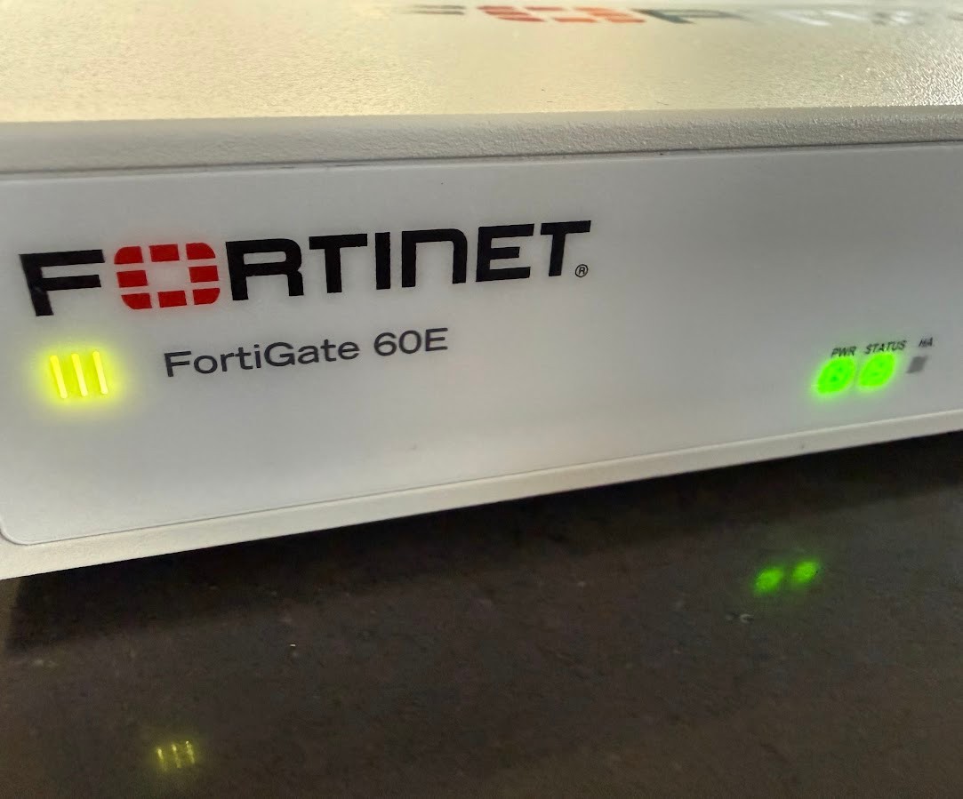 Fortinet FortiGate 60E POE Network Security Firewall w/ power adapter