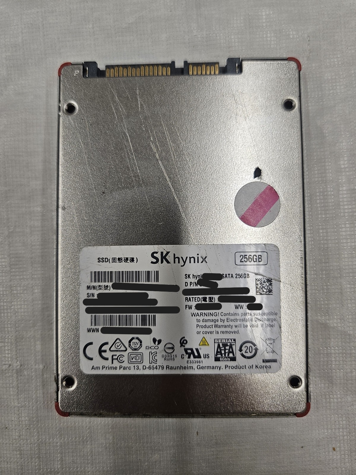 SK Hynix 240/256 GB Internal SATA SSD Fully Tested 80-99% Health