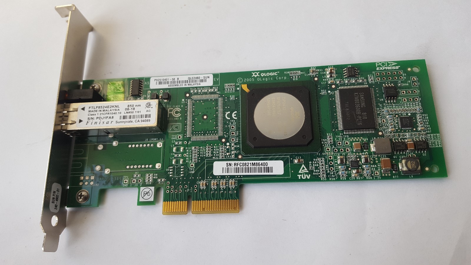 QLOGIC PX2510401-58 B QLE2460-SUN Single-Port Fibre Channel Card  (R1S10.8B5)