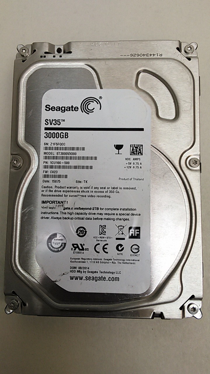 Seagate SV35 ST3000VX000 3 TB 3.5 in SATA III Enterprise Hard Drive