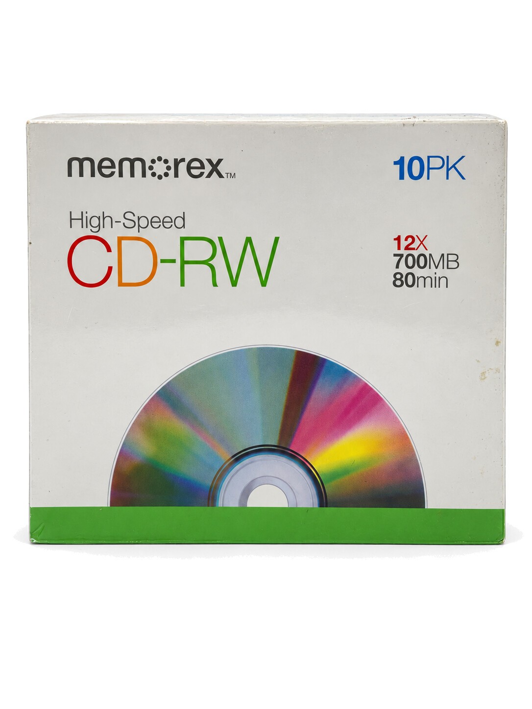 Memorex High-Speed CD-RW 10-Pack 12X 700MB 80 Min