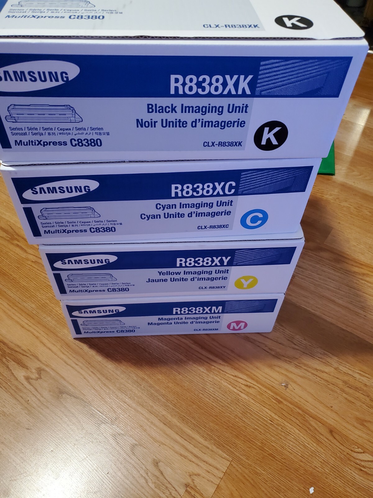 FULL Set of (4) Samsung CLT-R838XK R838XC R838XY R838XM KCYM DRUM UNITS 