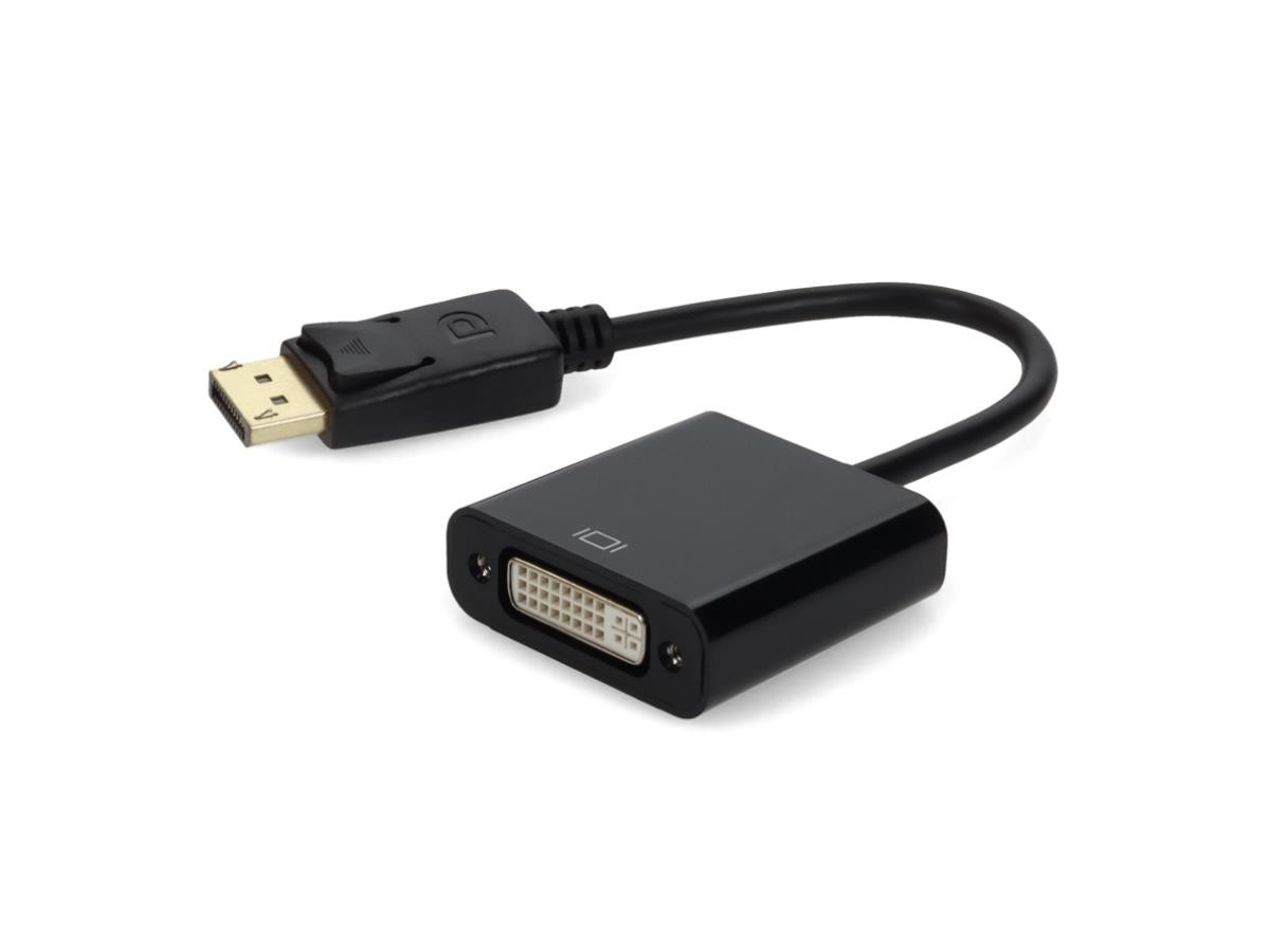 AddOn DisplayPort Male to DVI-D Dual Link (24+1 pin) Female Black Adapter Cable