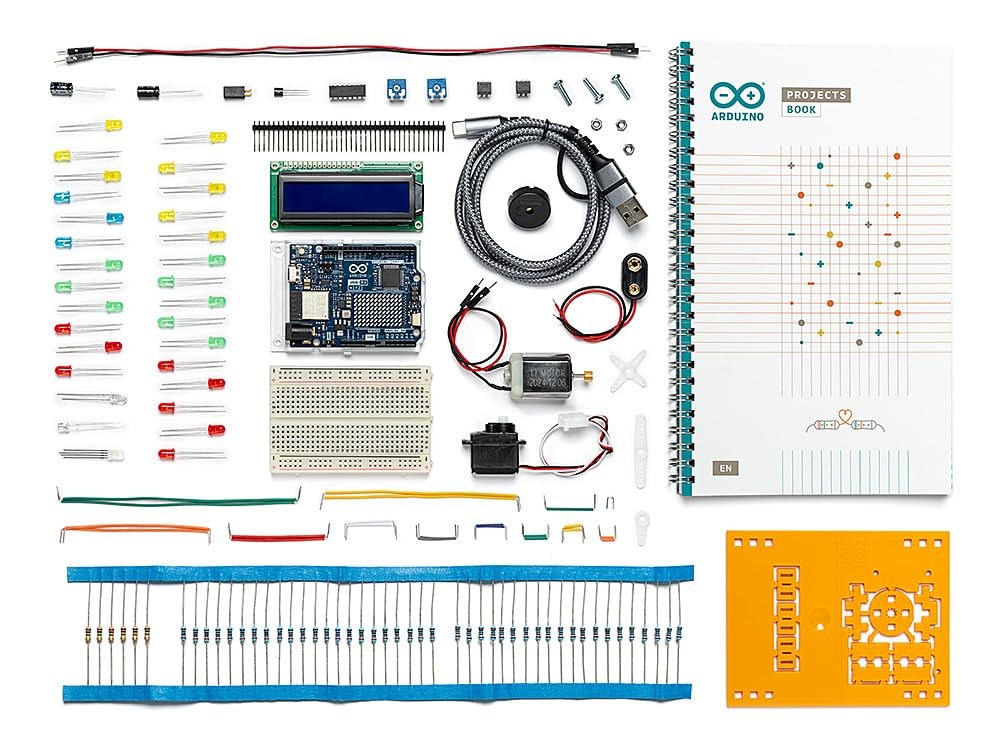 Arduino Starter Kit R4 [K000007_R4] – Learn Electronics and Coding with the U...