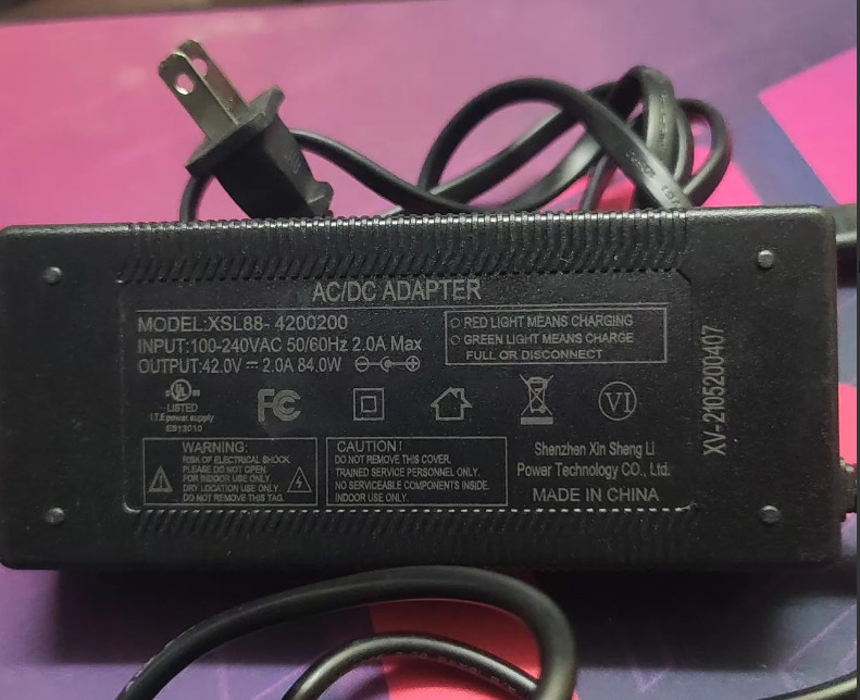 XSL88-4200200 42V 2A 84W AC Power Adapter For Surveillance Camera Router