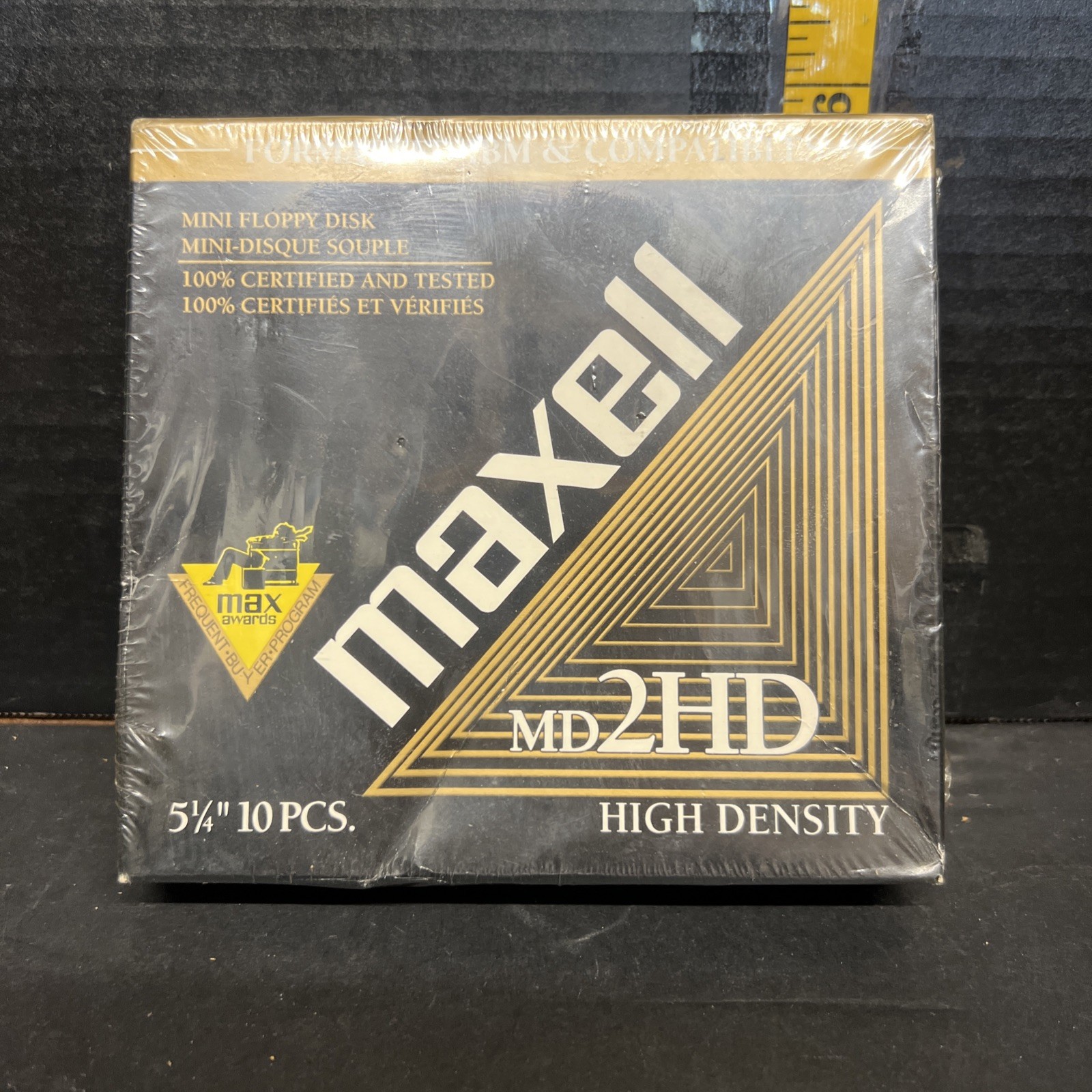 Maxell MF2HD High Density Floppy Disks 10 Pack Sealed New Old Stock NOS