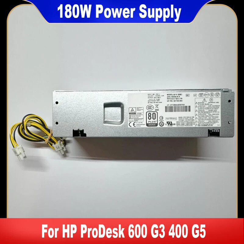 For HP ProDesk 600 G3 400 G5 180W Power Supply DPS-180AB-26A DPS-180AB-27 A