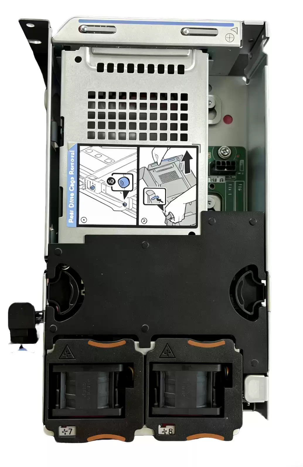 Dell R760 R7625 R7615 Rear 2x2.5" NVMe SATA SAS Backplane 2HGDD New/