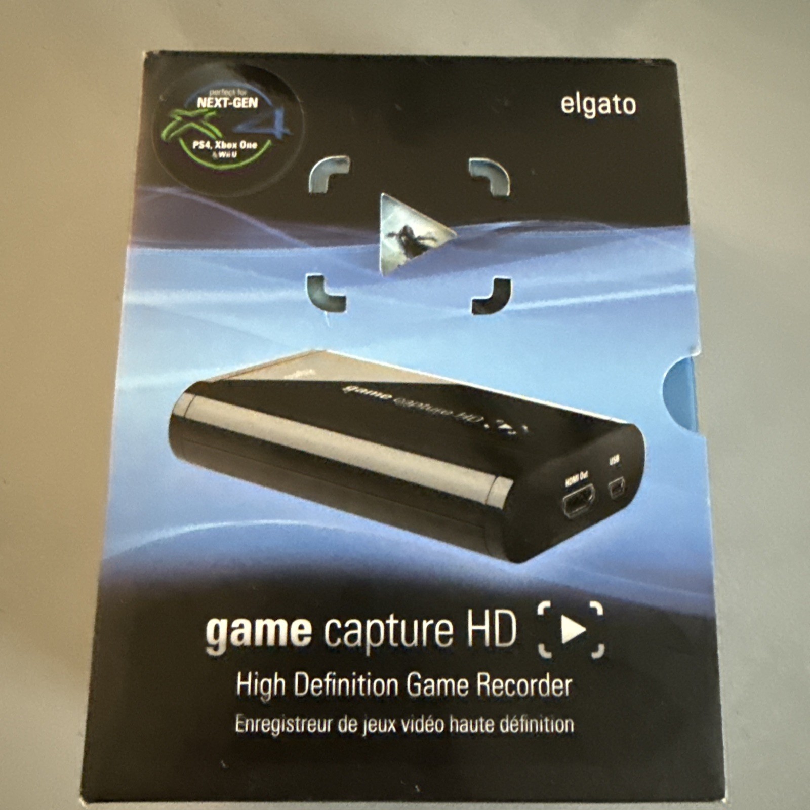 ELGATO Game Capture HD High Definition Game Recorder W/ Cables & Box