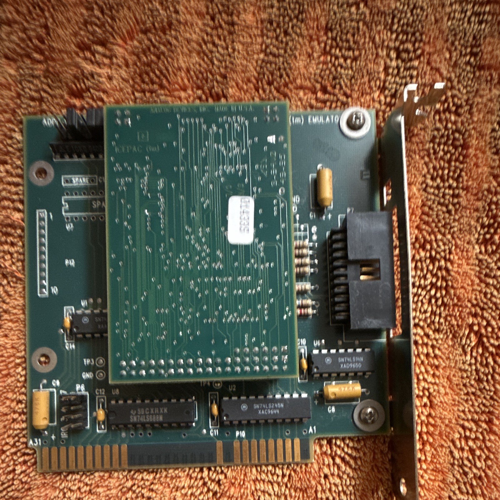 Vintage ISA Interface Card Expansion Board with RJ-Style Port
