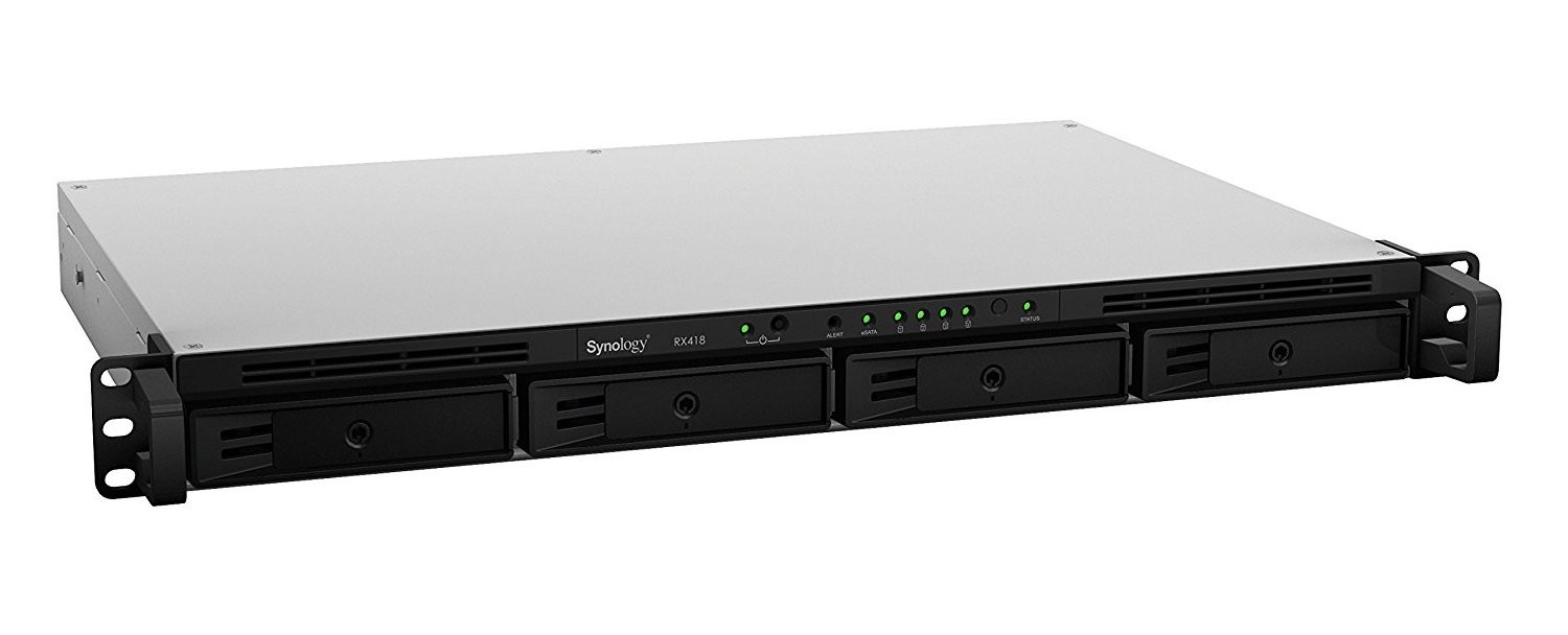Synology RX418 4bay Expansion Unit (Diskless) 44 mm x 480 x 325 mm, black
