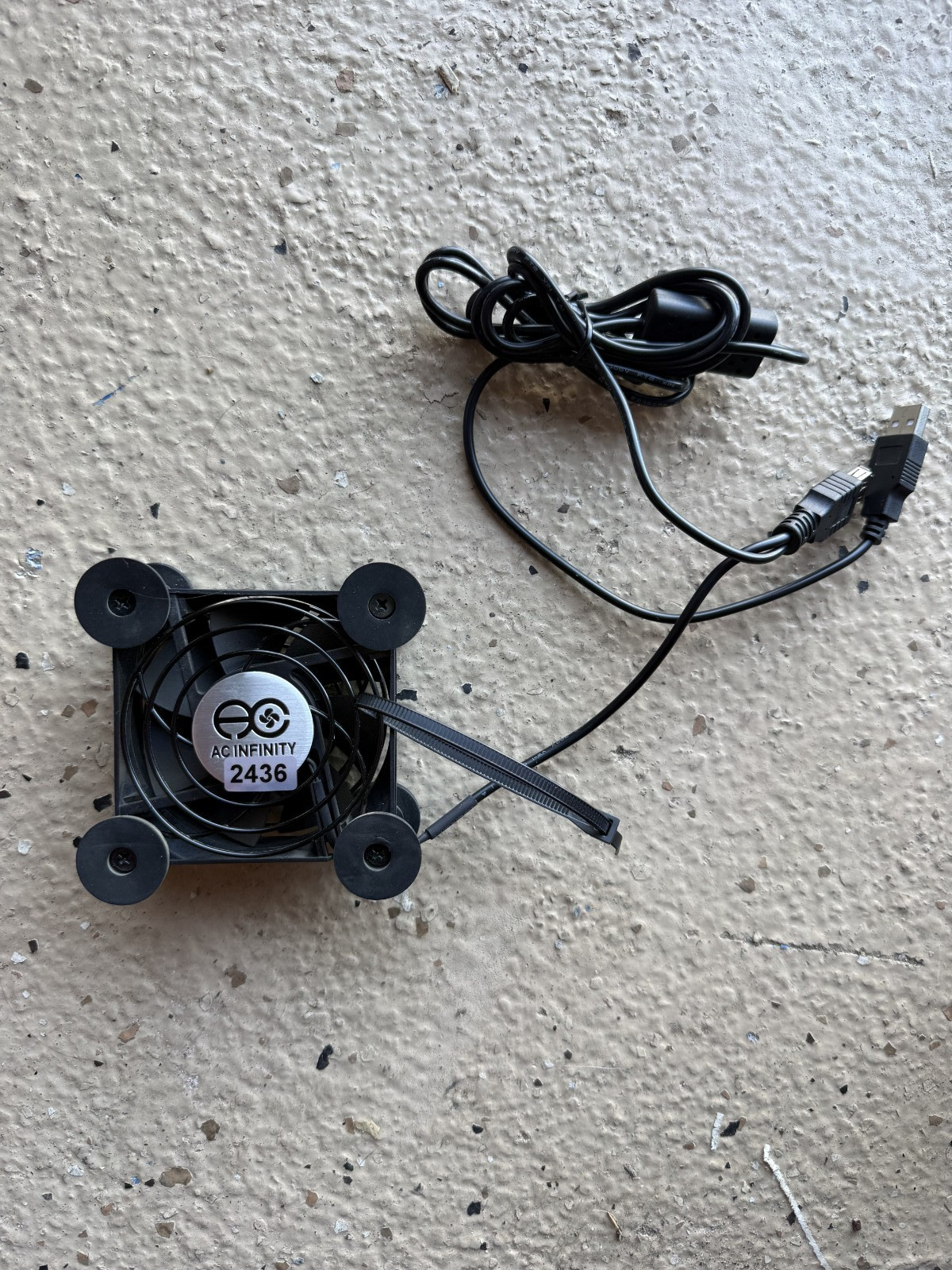 AC Infinity MULTIFAN S5 AI-MPF80A2 Quiet USB Cooling Fan Receiver/Not tested