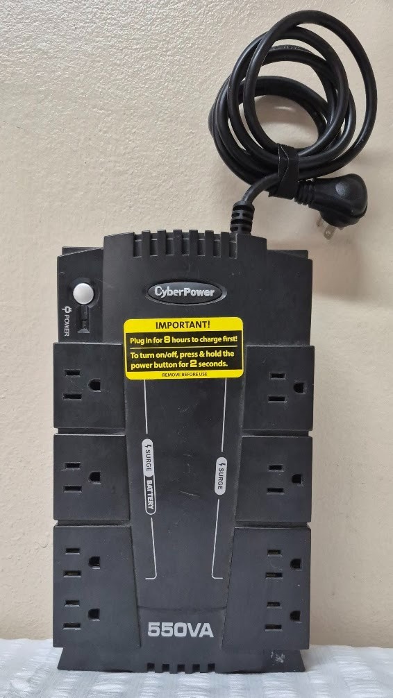 CyberPower CP550SLG 550VA 330W UPS Battery Backup 8 Outlet Surge Tested No Batt