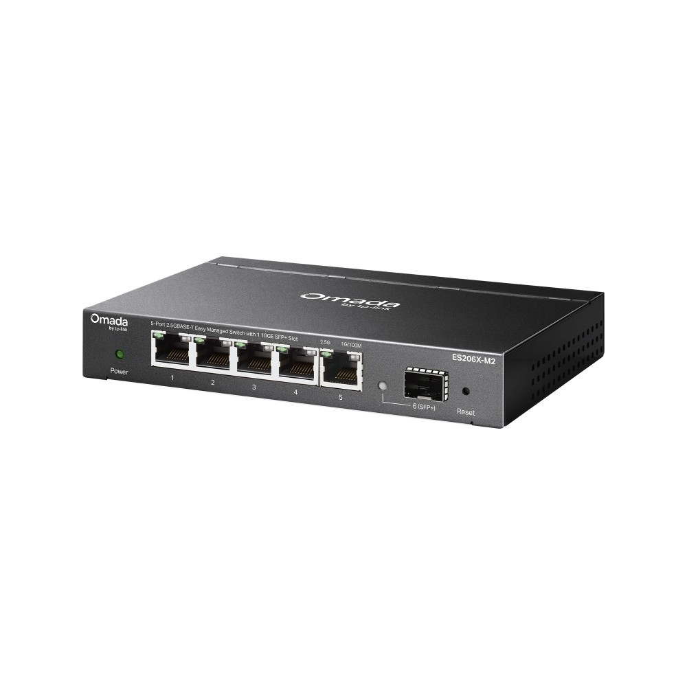 TP-Link ES206X-M2 | Omada 5-Port 2.5GBase-T Easy Managed Switch | 1* 10GE SFP+