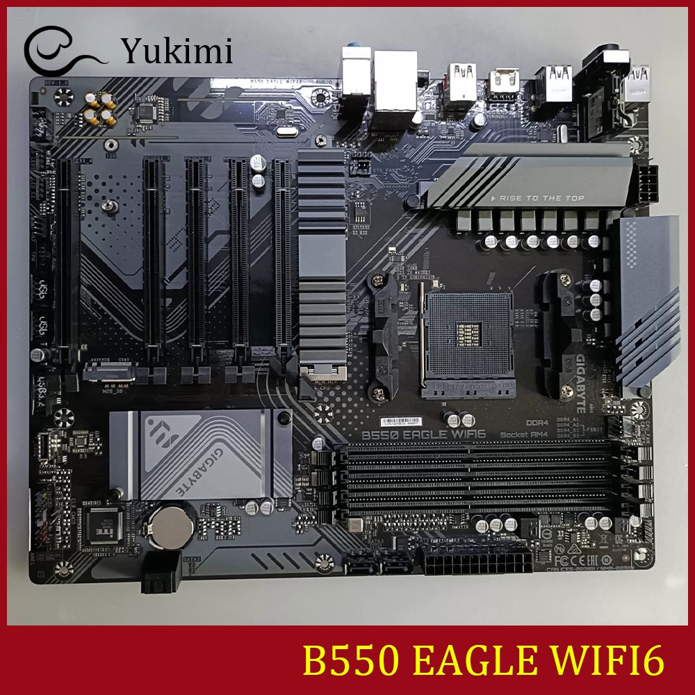 FOR GIGABYTE B550 EAGLE WIFI6 DDR4*4 128GB AMD AM4 HDMI Ｍotherboard Test OK