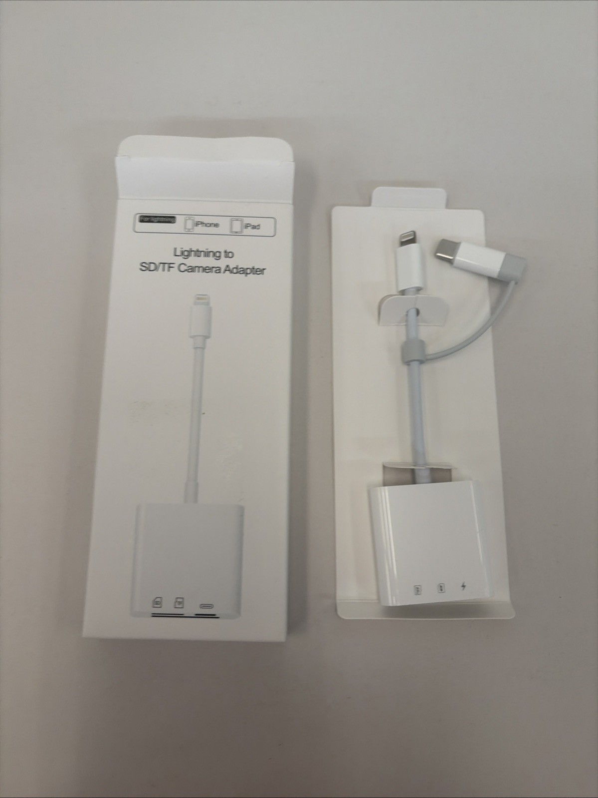 Lightning to SD/TF Camera Multi Function Adapter S-309