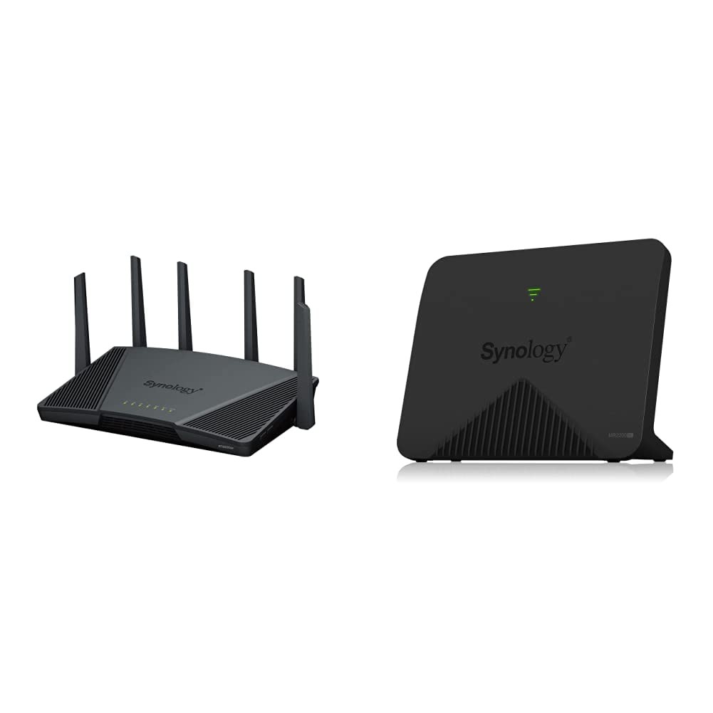 Synology RT6600ax Wi-Fi Router and MR2200ac Mesh Bundle