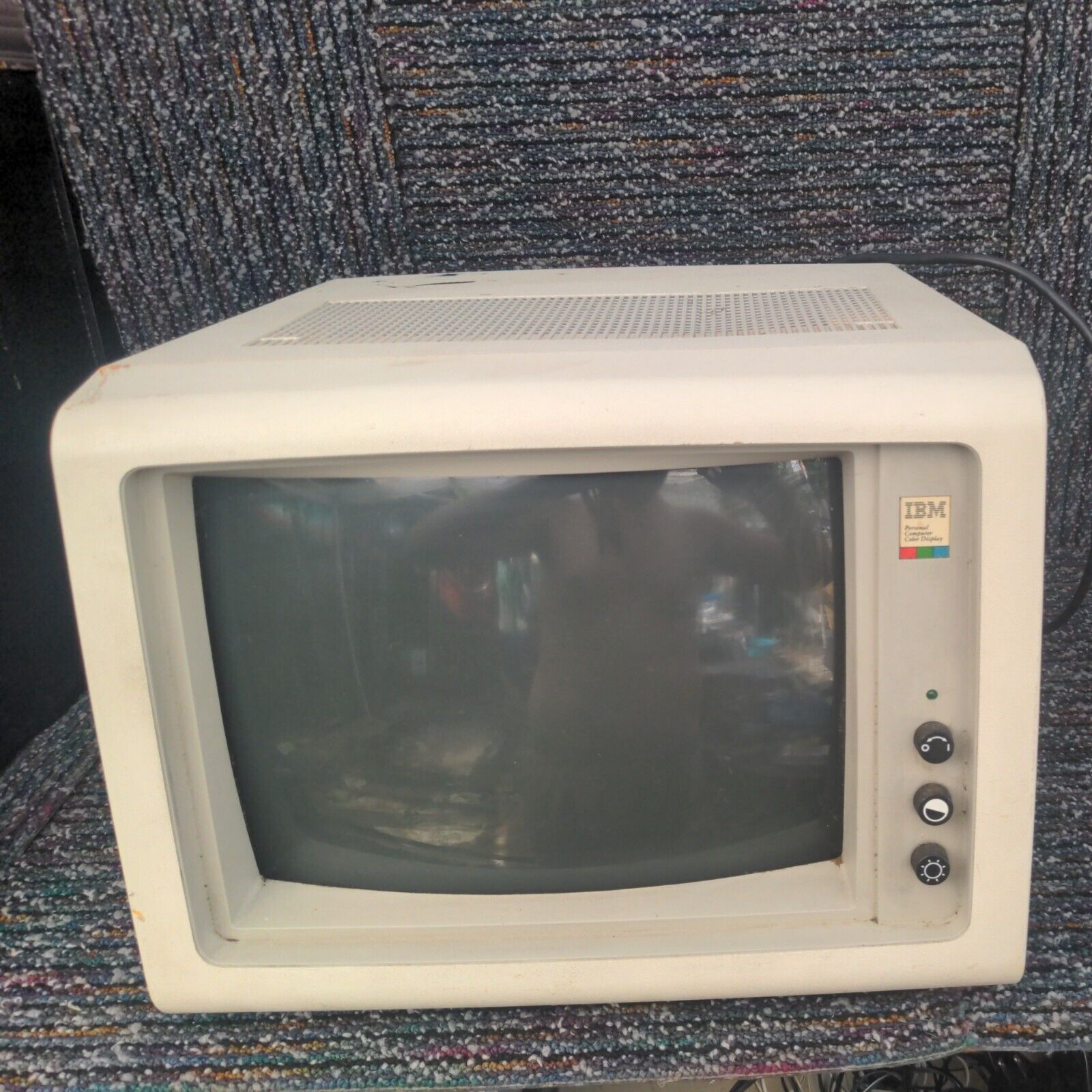 Vintage PC IBM 5153 Color Display (CGA) Personal Computer Color Display WORKING