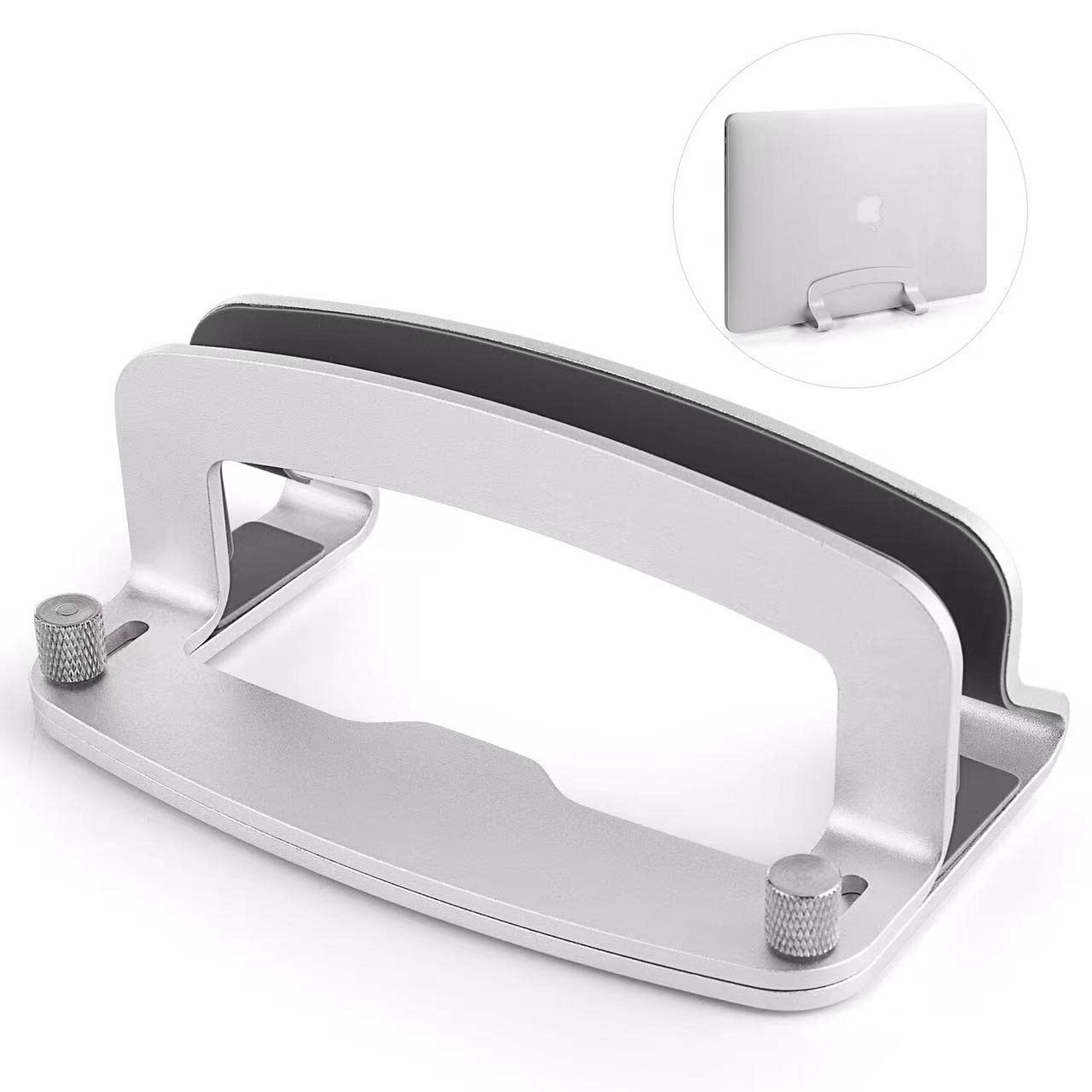Aluminum Vertical Laptop Stand, MacBook Pro Laptop Vertical Stand Dock Holder...