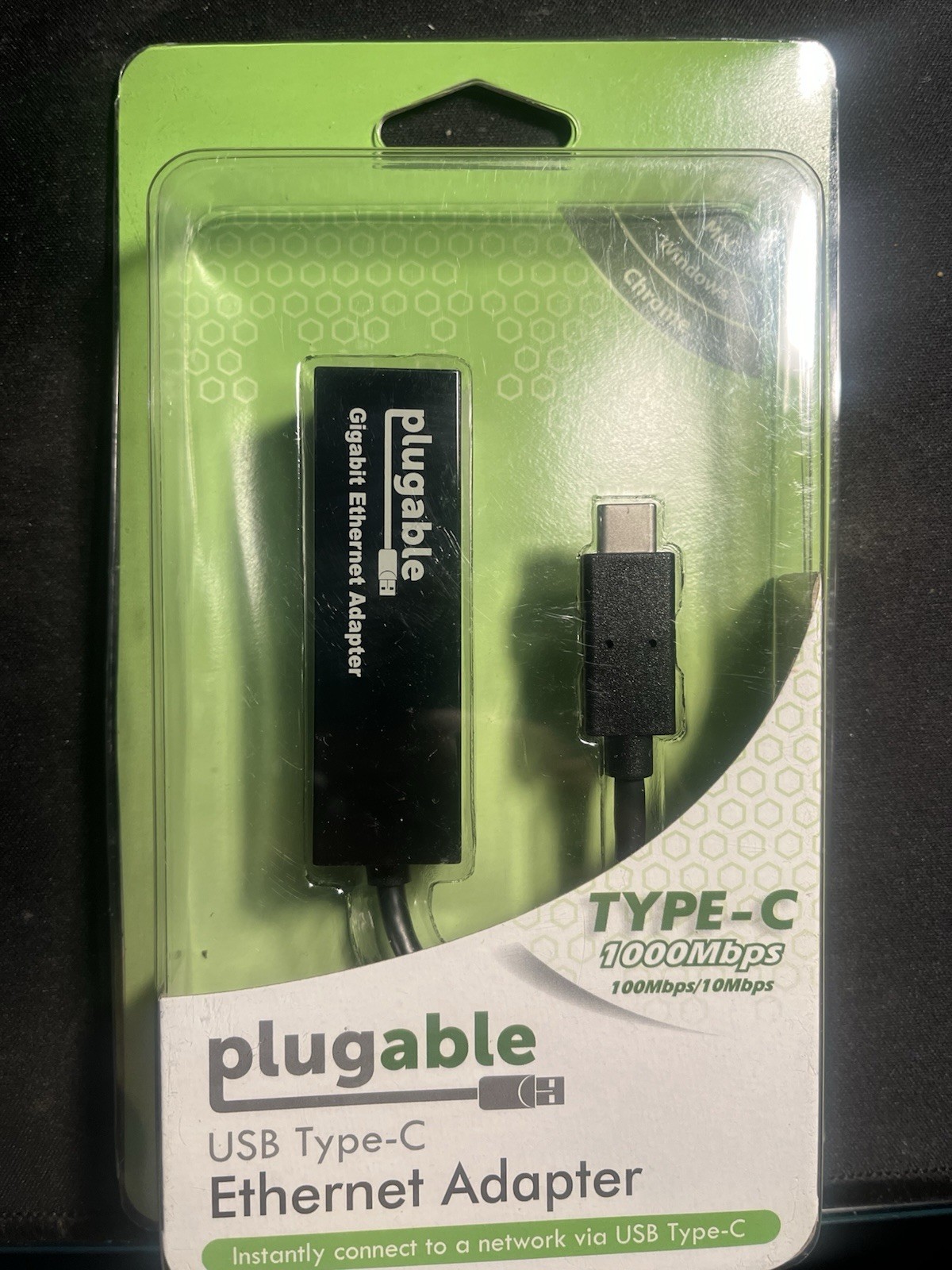 LOT OF 20 Plugable USB C to Ethernet Adapter_BRAND NEW SEALED BOX BELOW RETAIL
